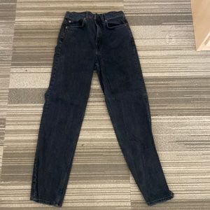 ASOS DESIGN High Rise Farleigh Slim Fit Mom Jeans size 28